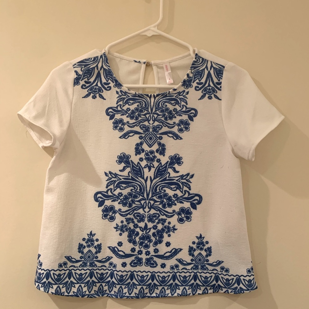 Two Piece Top and Shorts Set